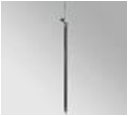 Jalón Fibra y aluminio para GPS 2.5m
