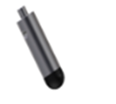 Pie 200mm con rosca para piper (4X)