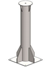 Pilar para estación de 1300mm